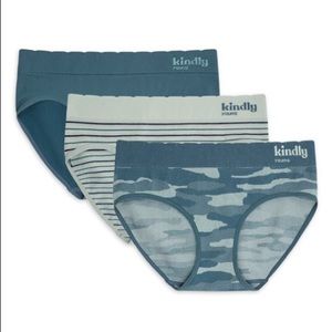 ✌🏼3/$30✌🏼Kindly Yours Sustainable Seamless Hipster 3pk - Blue Camo
